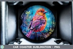 GorgeousFinch Car Coaster design.