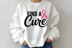Find A Cure SVG | Breast Cancer Awareness SVG Product Image 2