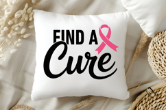 Find A Cure SVG | Breast Cancer Awareness SVG Product Image 5