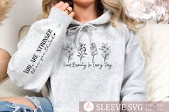 Find beauty in every day Sleeve SVG Design Product Image 1