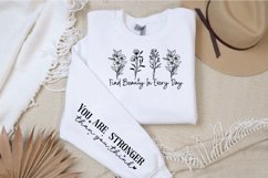 Find beauty in every day Sleeve SVG Design Product Image 2