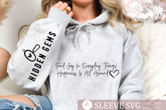 Find joy in everyday things happiness is all around Sleeve Product Image 2
