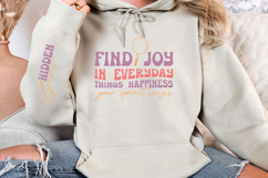 Find joy in everyday things happiness your spirit Sleeve SVG Product Image 3