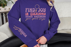 Find joy in everyday things happiness your spirit Sleeve SVG Product Image 2