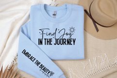 Find joy in the journey Sleeve SVG Design Product Image 3