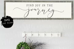 Find Joy In The Journey Svg, Positive Quote Svg, Enjoy Sign Product Image 1