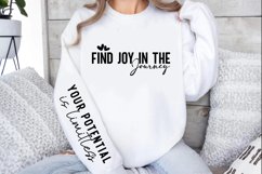 Find joy in the journey Sleeve SVG Product Image 2