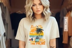 Find Me Under The Palms T shirt Design