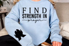 Find strength in prayer Sleeve SVG Product Image 2