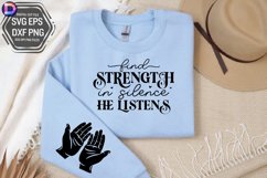 Find strength Sleeve SVG, Motivational Sleeve SVG Product Image 2