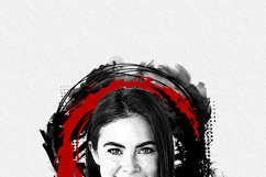 Fine Art Abstract Ink Portrait Art Product Image 6