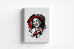 Fine Art Abstract Ink Portrait Art Product Image 1