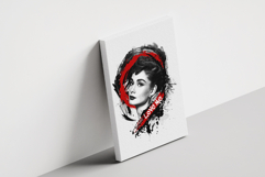 Fine Art Abstract Ink Portrait Art Product Image 2