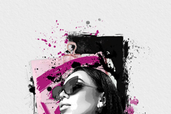 Editable Watercolor Fine Art Abstract Ink Portrait Art Product Image 5