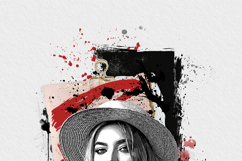 Editable Watercolor Fine Art Abstract Ink Portrait Art Product Image 8