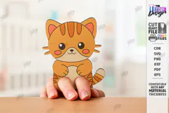 Finger Puppet Laser Cut|Animal Puppet|Kids Toy|Cartoon Style Product Image 1