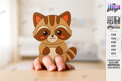 Finger Puppet Laser Cut|Animal Puppet|Kids Toy|Cartoon Style Product Image 1