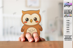 Finger Puppet Laser Cut|Animal Puppet|Kids Toy|Cartoon Style Product Image 1