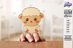 Finger Puppet Laser Cut|Animal Puppet|Kids Toy|Cartoon Style Product Image 1