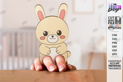 Finger Puppet Laser Cut|Animal Puppet|Kids Toy|Cartoon Style Product Image 1