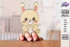 Finger Puppet Laser Cut|Animal Puppet|Kids Toy|Cartoon Style Product Image 1