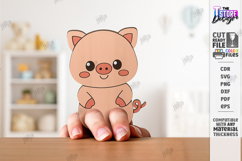 Finger Puppet Laser Cut|Animal Puppet|Kids Toy|Cartoon Style Product Image 1