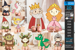 Fantasy Finger Puppet Laser Cut Bundle| Children’s Role Game Product Image 1