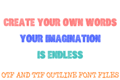 Fingerprint Swirl Bold Font Typography Lettering ABC OTF Product Image 3