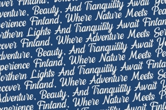 Finland - Retro Script Logotype Font Product Image 12
