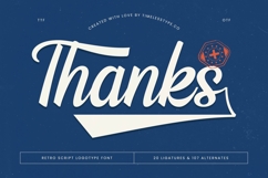 Finland - Retro Script Logotype Font Product Image 20