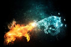 Fire and Water Goats Collide Product Image 1