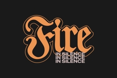 Fire in Silence Urban Logo Streetwear T-shirt Product Image 1