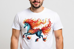 Fire horse watercolor Product Image 1