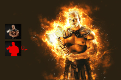Fire Photoshop Action Product Image 2