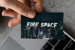 Fire Space Font Product Image 2