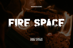 Fire Space Font Product Image 1
