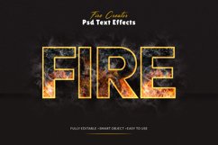 Editable Fire Text Effects Product Image 7