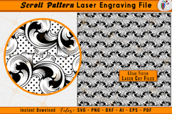 Firearms Gun Scrollwork Pattern Laser Engraving File