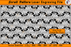 Firearms Gun Scrollwork Pattern Laser Engraving File
