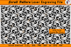 Firearms Scrollwork Laser Engraving Files Scroll Pattern