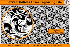 Firearms Scrollwork Laser Engraving Files Scroll Pattern