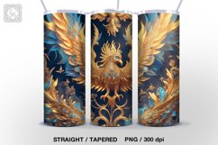 3d phoenix Tumbler Sublimation, 20 oz Tumbler Wrap Product Image 2
