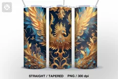 3d phoenix Tumbler Sublimation, 20 oz Tumbler Wrap Product Image 2