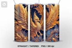 3d phoenix 5 Tumbler Sublimation, 20 oz Tumbler Wraps Product Image 5