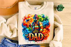 Firefighter Dad Png Sublimation, Firefighter Png, Fireman Product Image 1