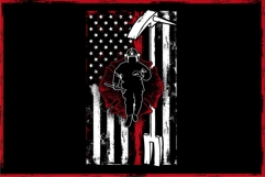 Firefighter Flag With Halligan Product Image 2
