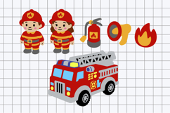 Firefighter Elements 3D SVG Product Image 2