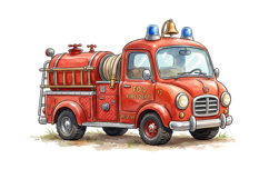 Firefighter Truck Png | Firefighter Png Product Image 1