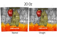 Firefighter Tumbler Sublimation, Mens Tumbler Wrap, 20 oz tumbler wrap