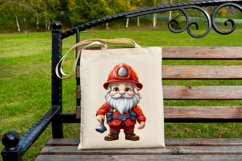 funny fireman gnome Clipart Bundle - 16 Designs Product Image 5